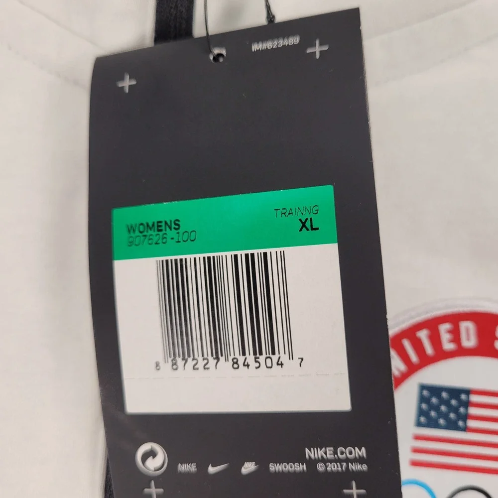 Nike Tech Pack Olympic Team USA Hoodie Pullover Jacket White Womens XL New Flaws - Picture 9 of 16